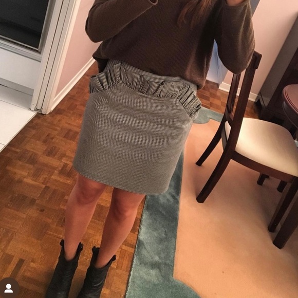 H&M Houndstooth Print Skirt - Picture 4 of 4